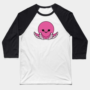 Cute octopus with eyeliner Baseball T-Shirt